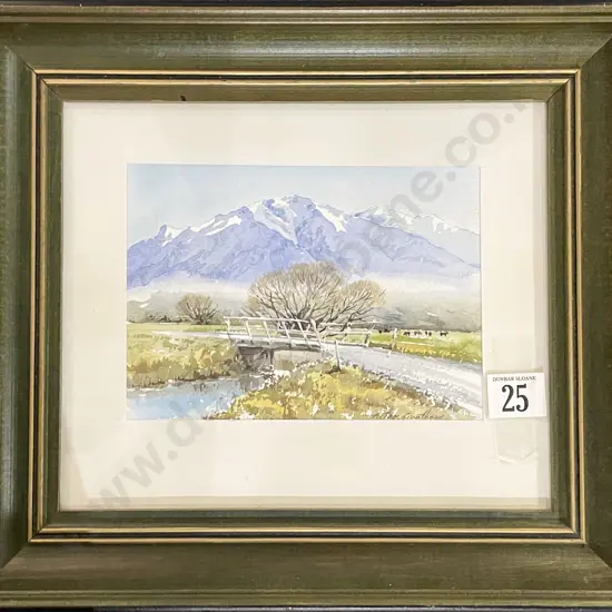 Aston Greathead - Mountain View - Watercolour