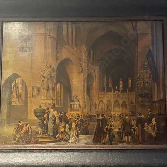 Framed Reproduction Historical Print