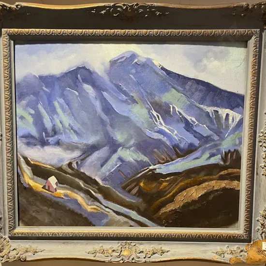 Unknown Artist -Mountain Landscape - Oil on Board