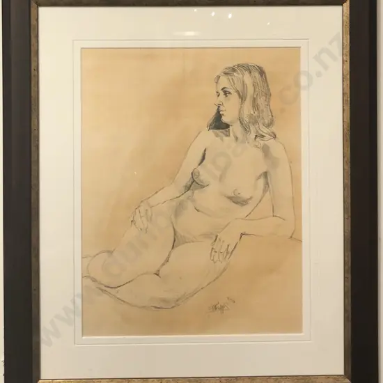Ernest Papps - Nude Study - Pencil on Paper