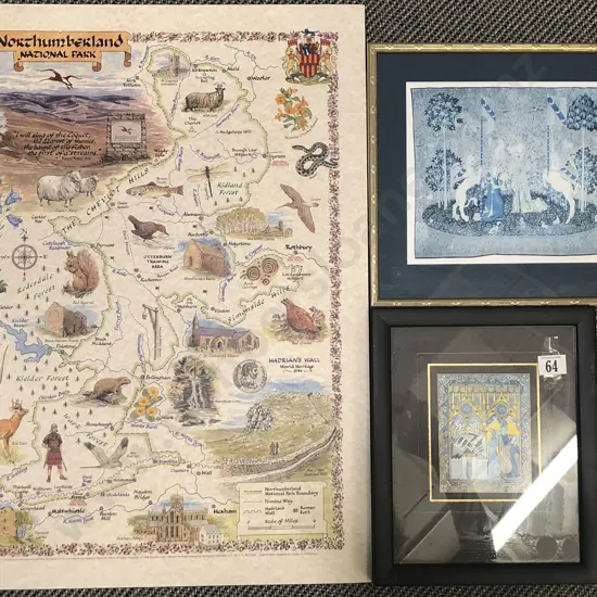 Northumberland National Park Poster & Two Framed Prints
