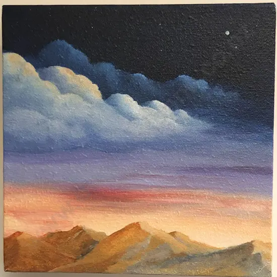 Ursula M - The Planet Series - Acrylic on Canvas