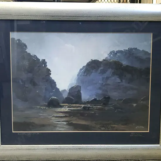 Brian Baxter - Rock Sentinel - Signed Print