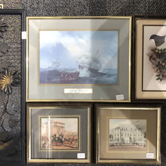 Five Assorted Framed Works