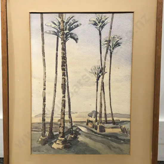 Robin Kay - Egyptian Landscape - Watercolour