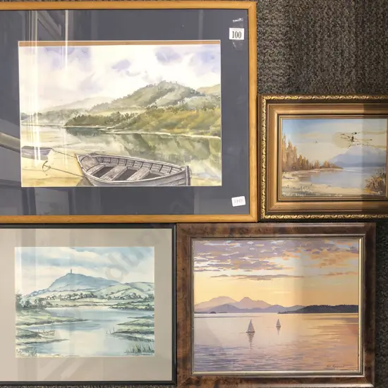 Four Framed Prints & Originals