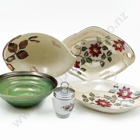 Two Pieces of  Maling Together with Two Pieces of Carltonware etc
