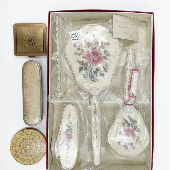 Boxed As New Dressing Table Set & Assorted Vanity Items