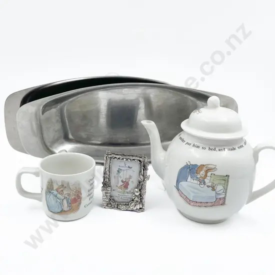 Two Pieces of Wedgwood Nursery China & RD Bunnykins Photo Frame etc