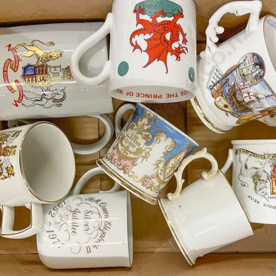 Small Quantity of Assorted Royal Commemerative etc