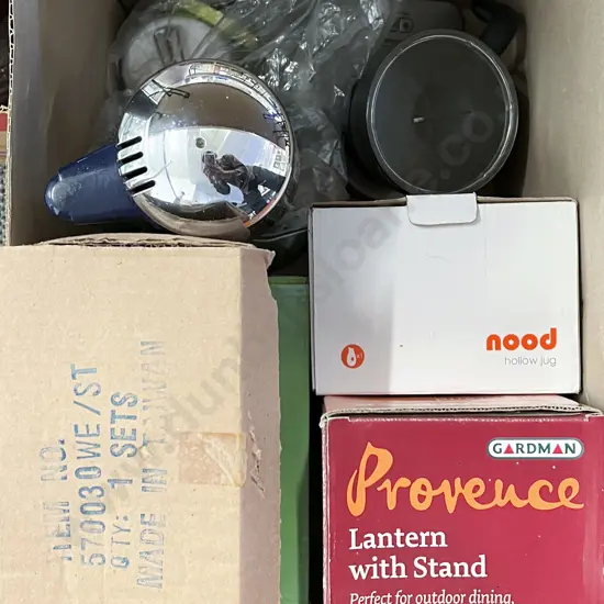 Box of Assorted Including Breville Milkshake Maker