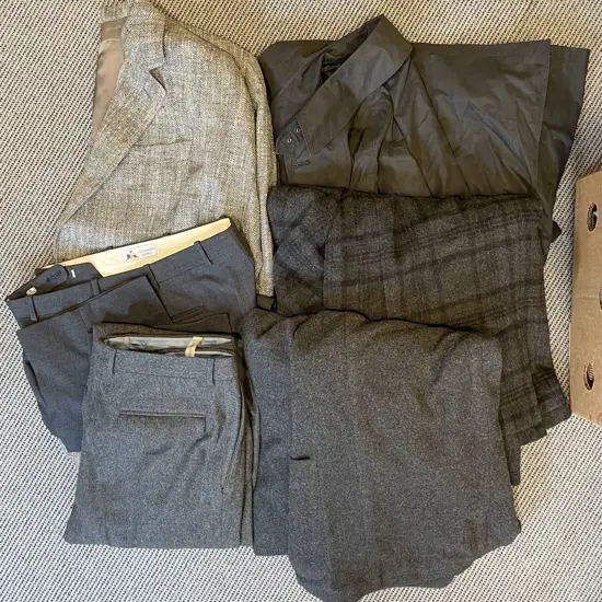 Quantity of Assorted Suit Jackets with Pants & Coats