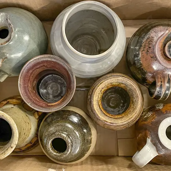 Box of Assorted NZ Pottery