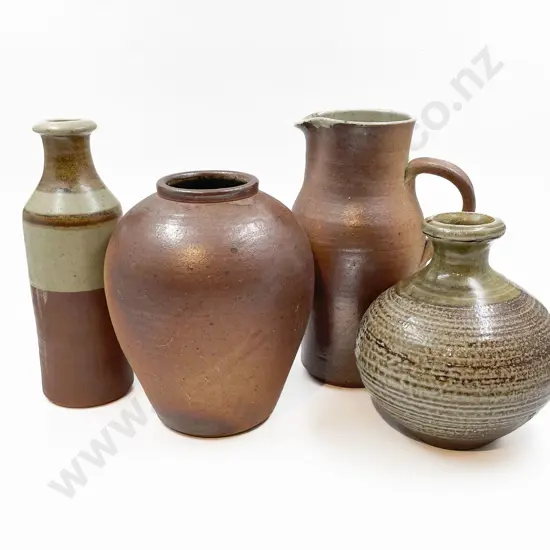 Three Assorted Pottery Vases & Jug