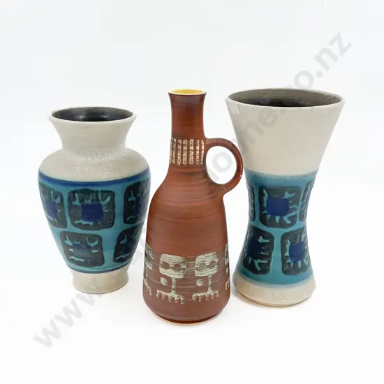 Three Pieces of German Pottery