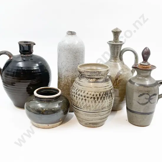 Six Pieces of Assorted NZ Pottery