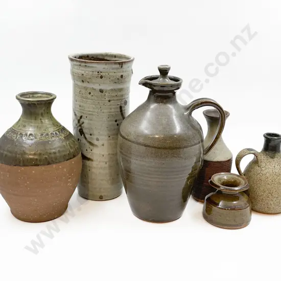 Six Pieces of Assorted NZ Pottery