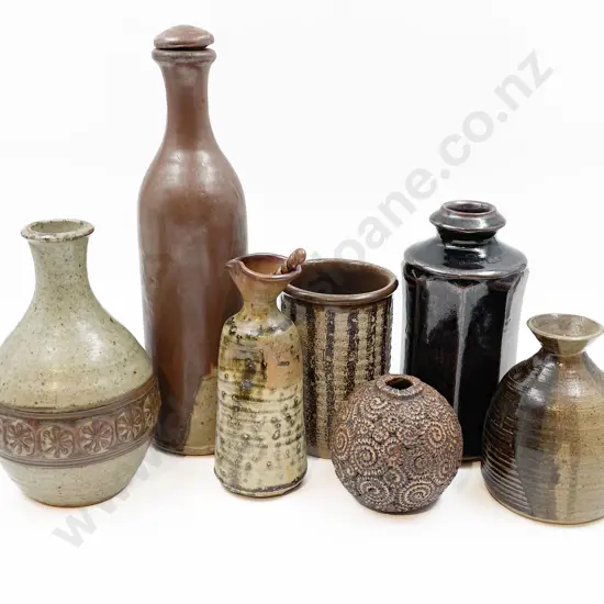 Seven Pieces of Assorted NZ Pottery