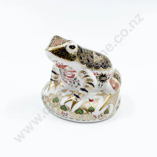Boxed RCD "Old Imari Frog" Paper Weight