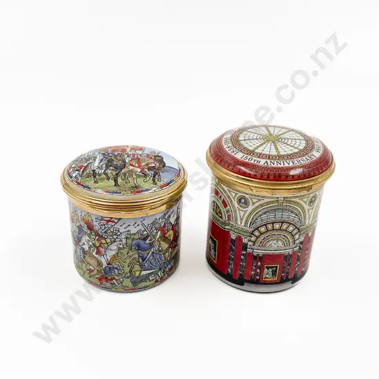 Boxed Halycon Days Trinket Box Together With Unboxed Example