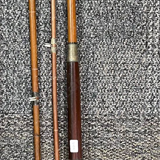 Antique Fishing Rod with Alpha Baker-light Reel