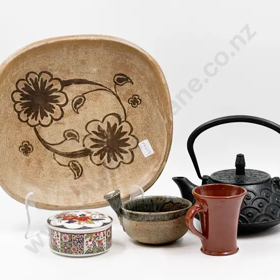 Small Quantity of Assorted Including Teapot and Imari Trinket Box