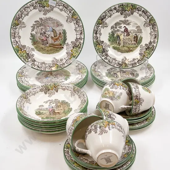 Copeland "Spode's Byron Pattern" Part Dinner Set