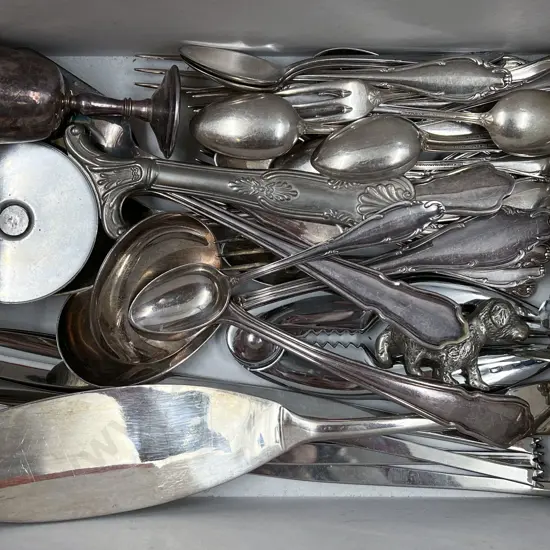Small Box of Assorted Cutlery