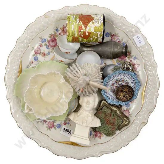 Small Quantity of Assorted Including Belleek Cup ad Side Plate