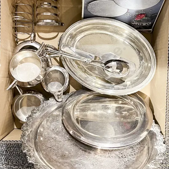 Box of Assorted S/P Including Toast Rack