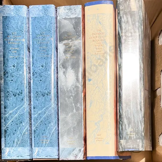 Dictionary of NZ Biography Volumes 1-5