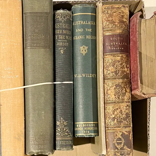 Box of Assorted Vintage Australian Reference Volumes