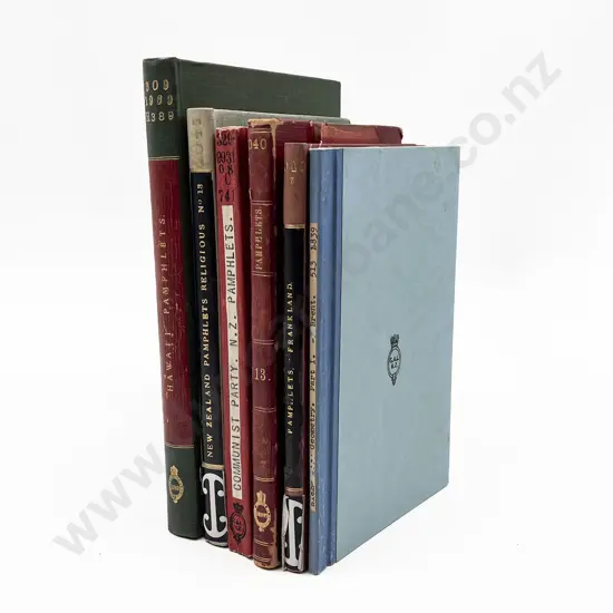 6 Volumes Of Bound Vintage Pamphlets