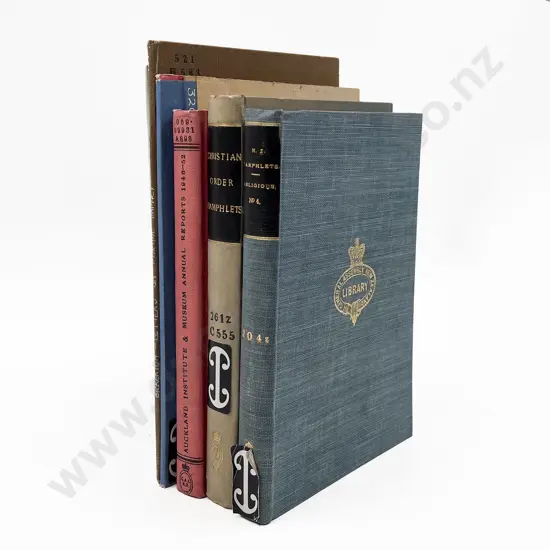 6 Volumes Of Bound Vintage Pamphlets