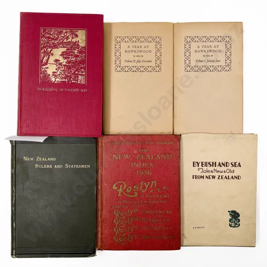 6 New Zealand Historical Volumes