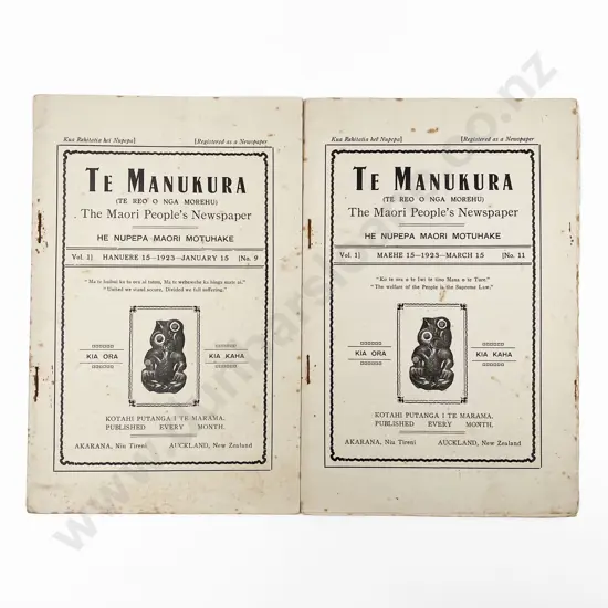 Te Manukura (Te Reo O Nga Morehu) The Maori People's Newspaper