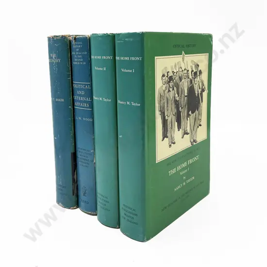 4 Volumes - Official History Of New Zealand in the Second World War