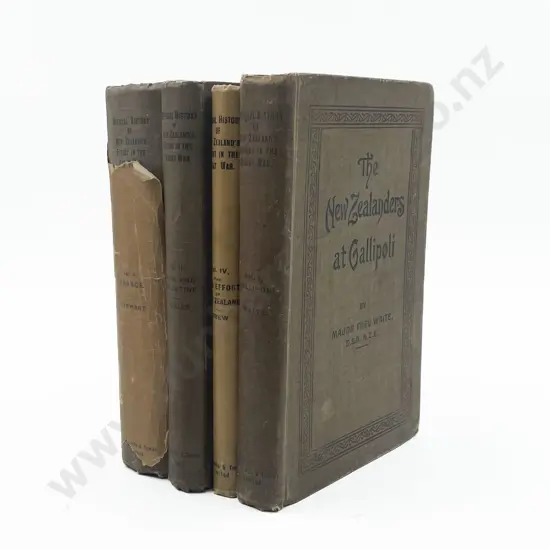 Set Of 4 New Zealand WWI Books