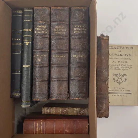 Carton Of Various Antiquarian Volumes
