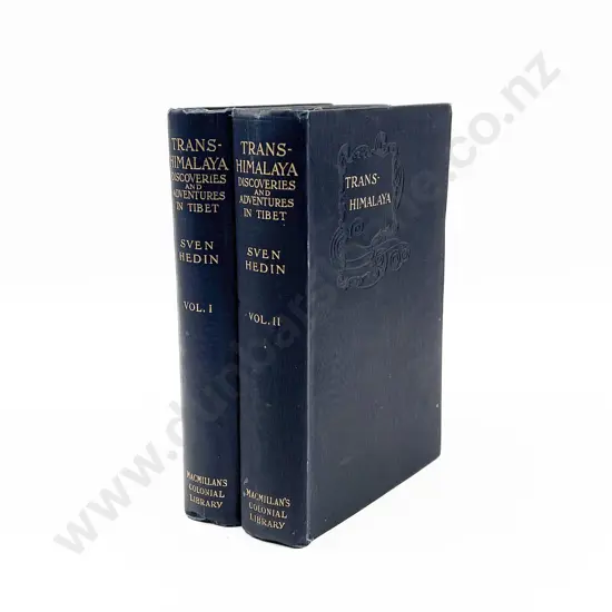 Hedin Sven - Trans-Himalaya Discoveries And Adventure In Tibet (2 Volumes)