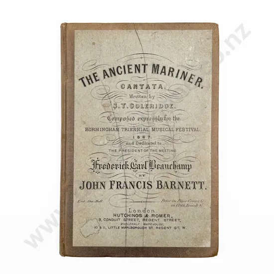 Coleridge Samuel T - The Ancient Mariner Cantata