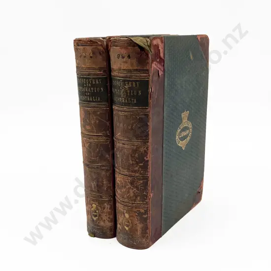 Woods Rev Julian E Tenison - A History of the Discovery And Exploration of Australia (2 Volumes)