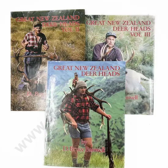Banwell D Bruce - Great New Zealand Deer Heads Volumes I II & III