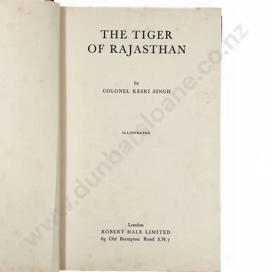 Singh Colonel Kesri - The Tiger Of Rajasthan
