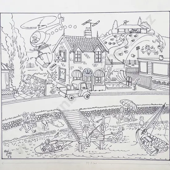 Neville Lodge - Original Cartoon