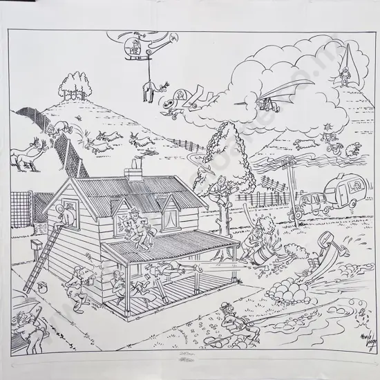 Neville Lodge - Original Cartoon