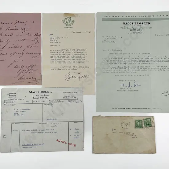 Signed Single Sheet Letter By Queen Adelaide