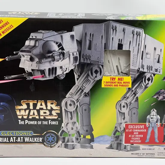 Mostly Complete Star Wars Electronic Imperial AT-AT Walker