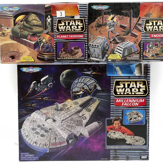 Mostly Complete Star Wars Three Micro Machine Packs