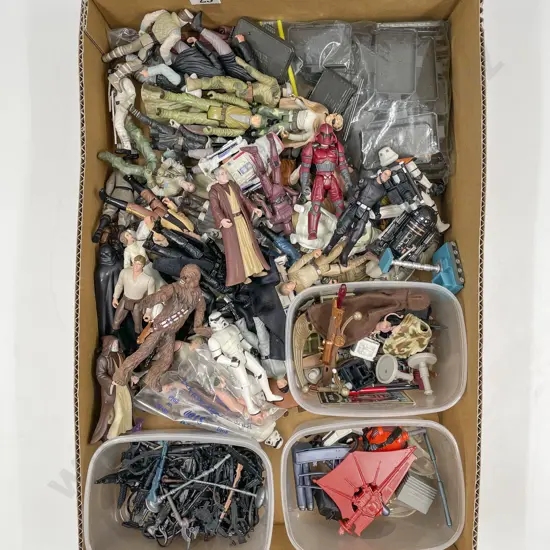 Collection Loose Star Wars Figures and Accessories